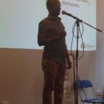 International Activist Fank Mugisha speaking